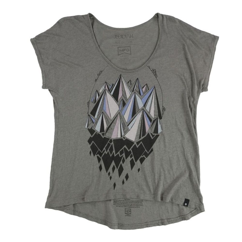 Jedidiah Womens Crystal Mountains Graphic T-Shirt, NWT